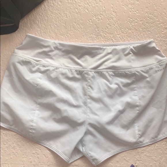 loose nike shorts (white) - Picture 2 of 2
